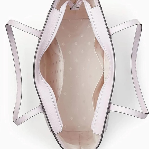 Kate Spade Dana Tote Top Zip Shoulder Bag Flower Charm - Picture 4 of 4